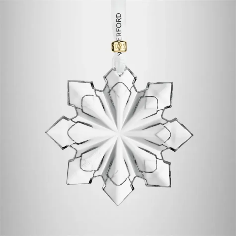 Christmas Annual Snowcrystal Ornament 2025