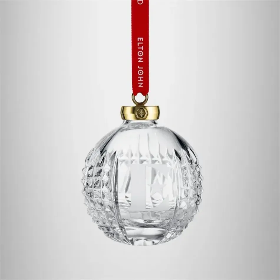 Elton John "E" Icon Bauble Ornament