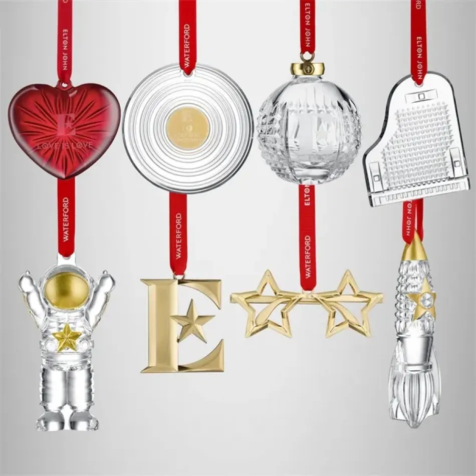 Elton John Ornaments Set of 8