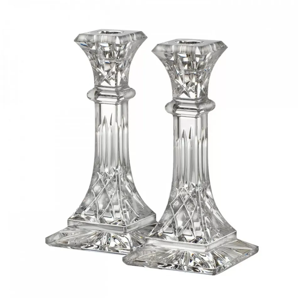 Lismore Candlestick 8" Pair