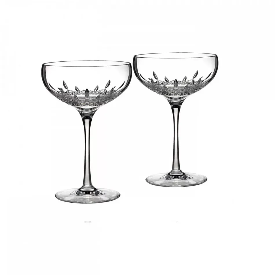 Lismore Essence Champagne Saucer 7 oz Set of 2