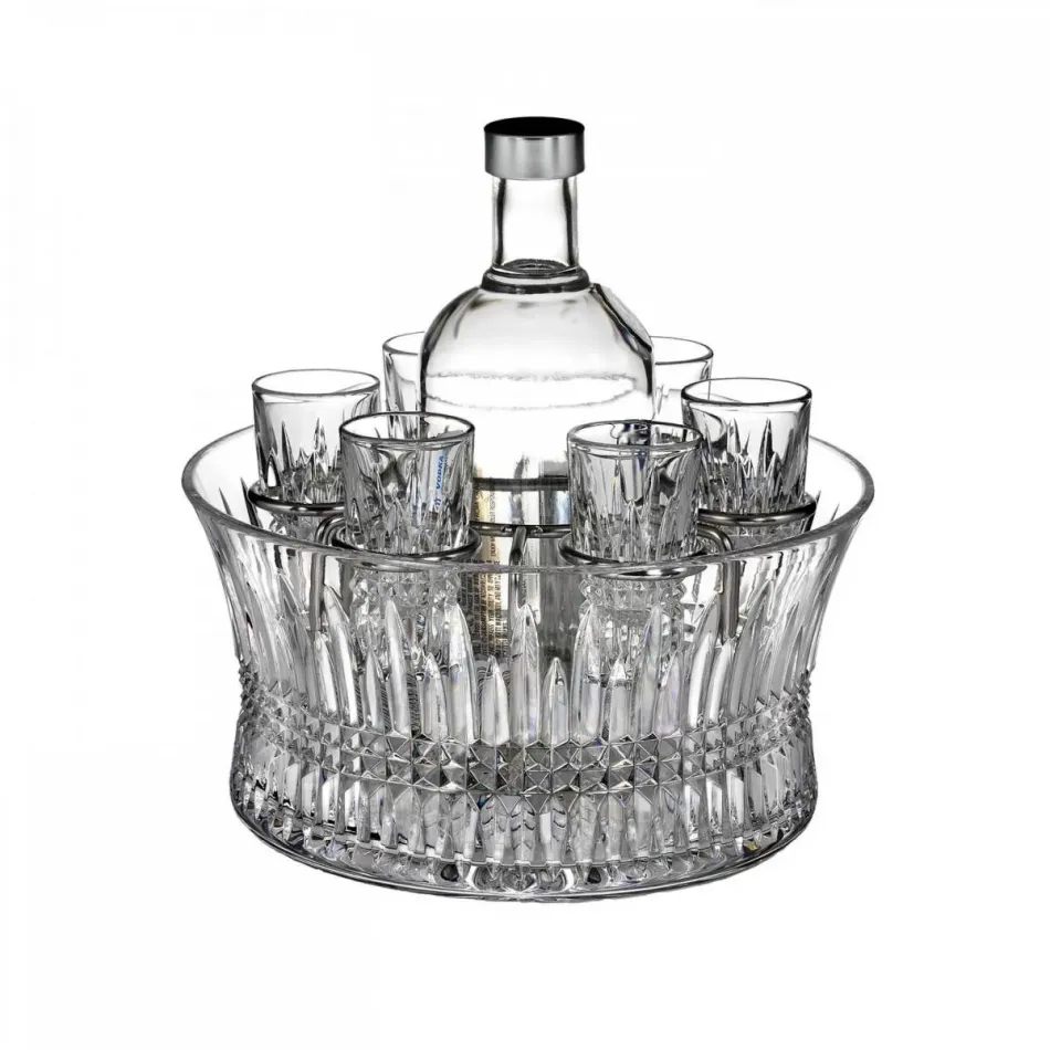 Lismore Diamond Vodka Chiller Set 10"