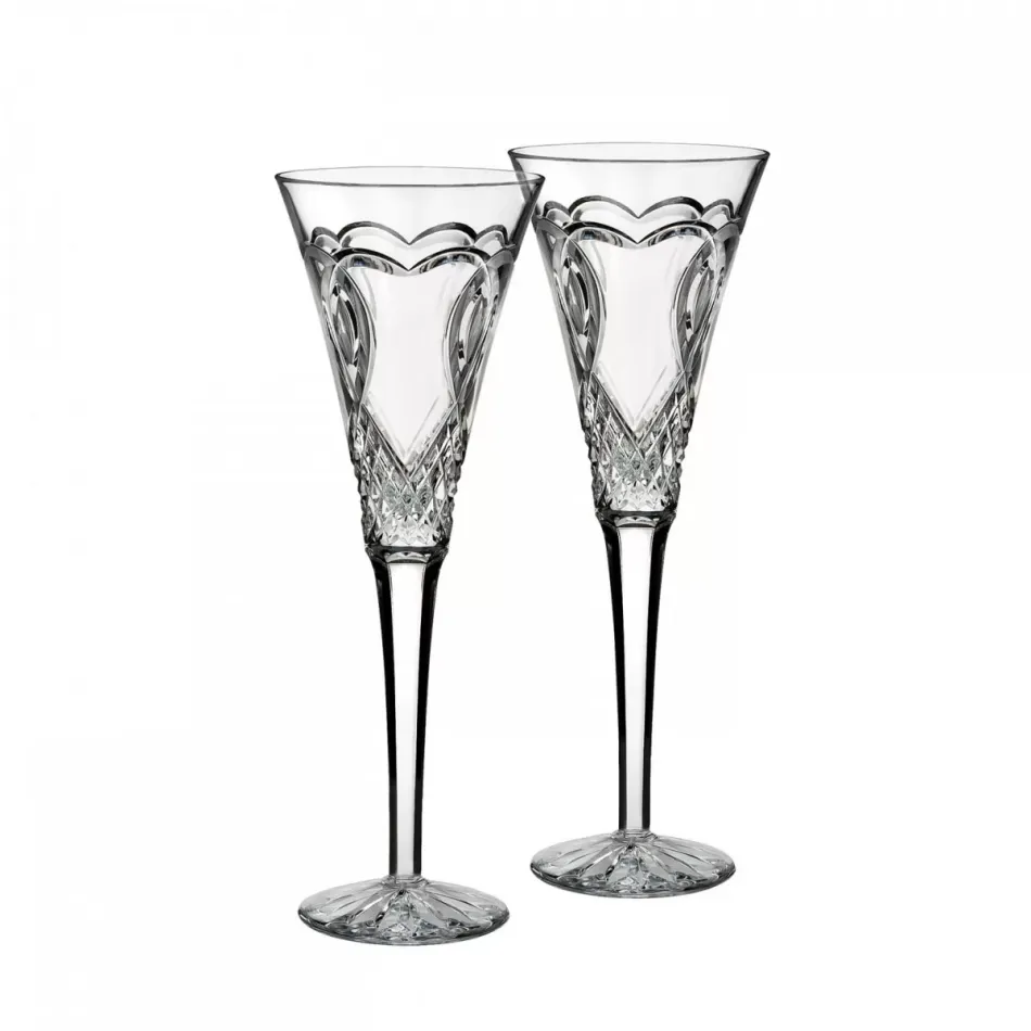 Waterford Wedding Toasting Flute Pair