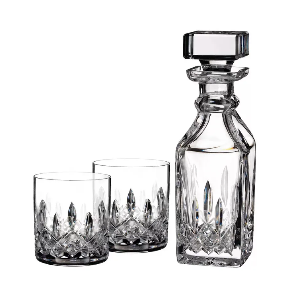 Lismore Connoisseur Square Decanter 15.5 Oz & Tumbler 7 Oz Set Of Two