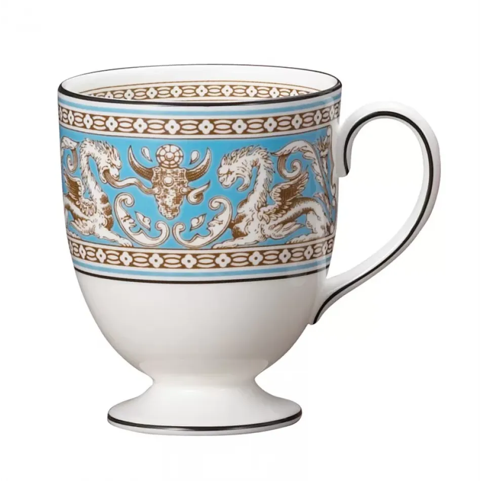 Florentine Turquoise Mug 11.5cm 4.5in