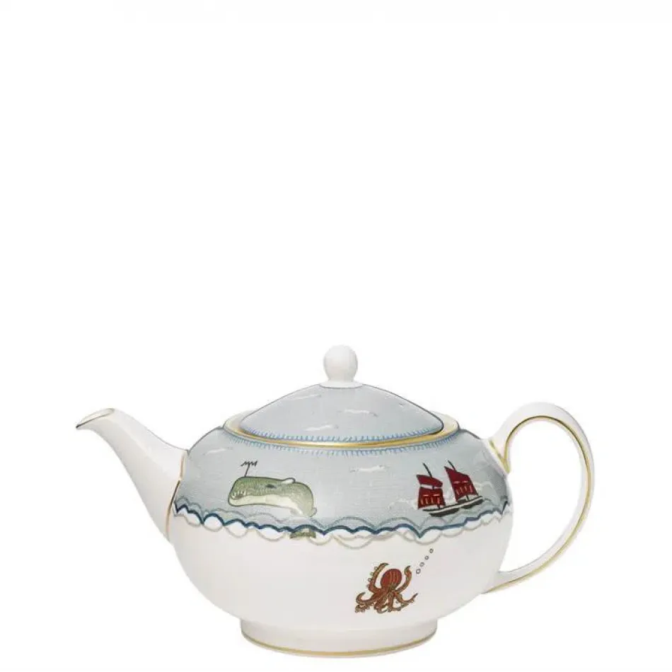 Kit Kemp Sailors Farewell Teapot 800ml 27floz, Boxed