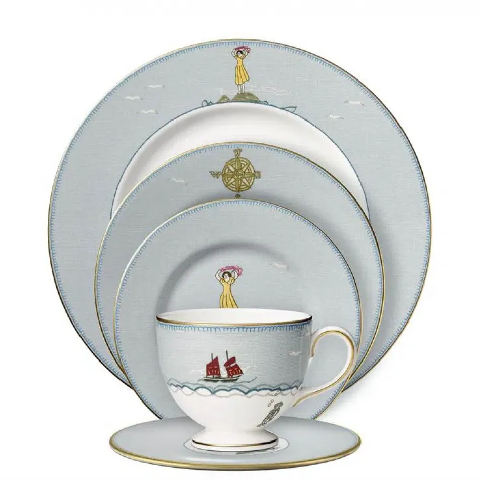 Kit Kemp Sailors Farewell Dinnerware Set, 5 Pieces