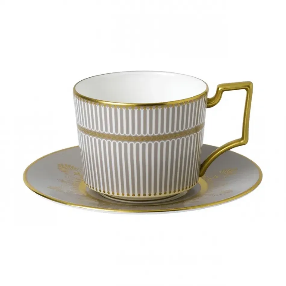 Anthemion Grey Teacup & Saucer