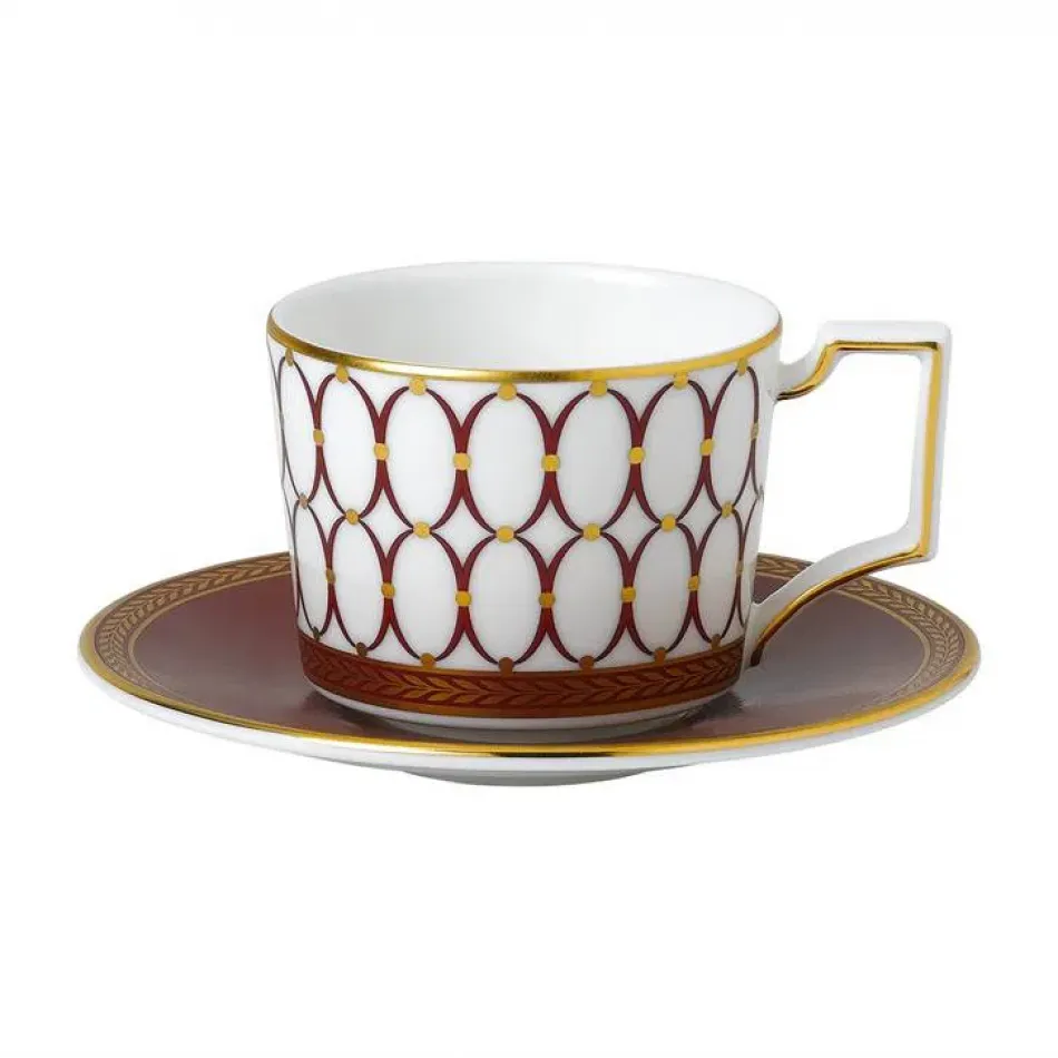 Renaissance Red Coffee Cup & Saucer 70ml 2.3floz