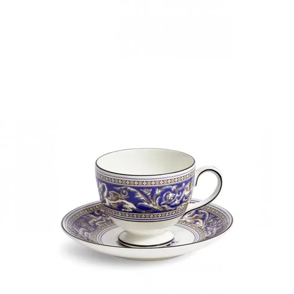 Florentine Marine Teacup Saucer 174ml 5.8floz