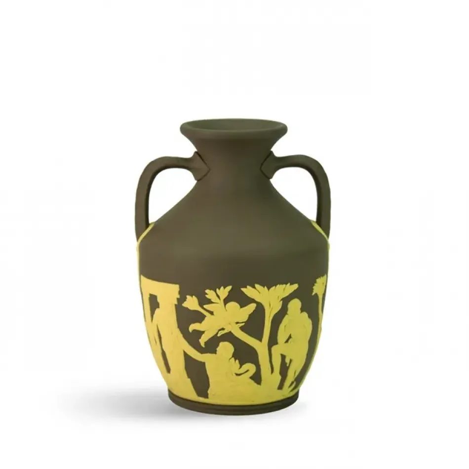 Iconic Portland Marsh Green/Canary Vase