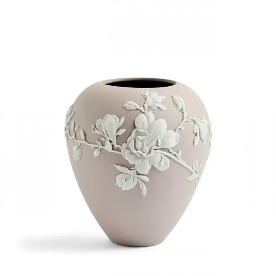 Magnolia Blossom Mink Vase