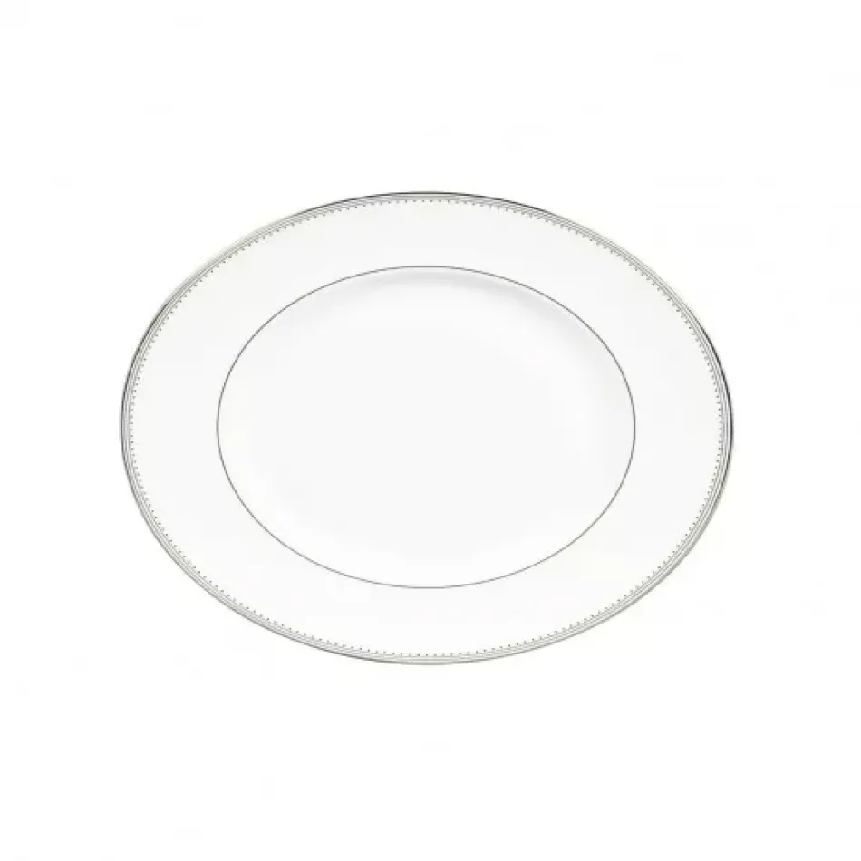 Vera Wang Grosgrain Oval Platter 35.7cm 14in