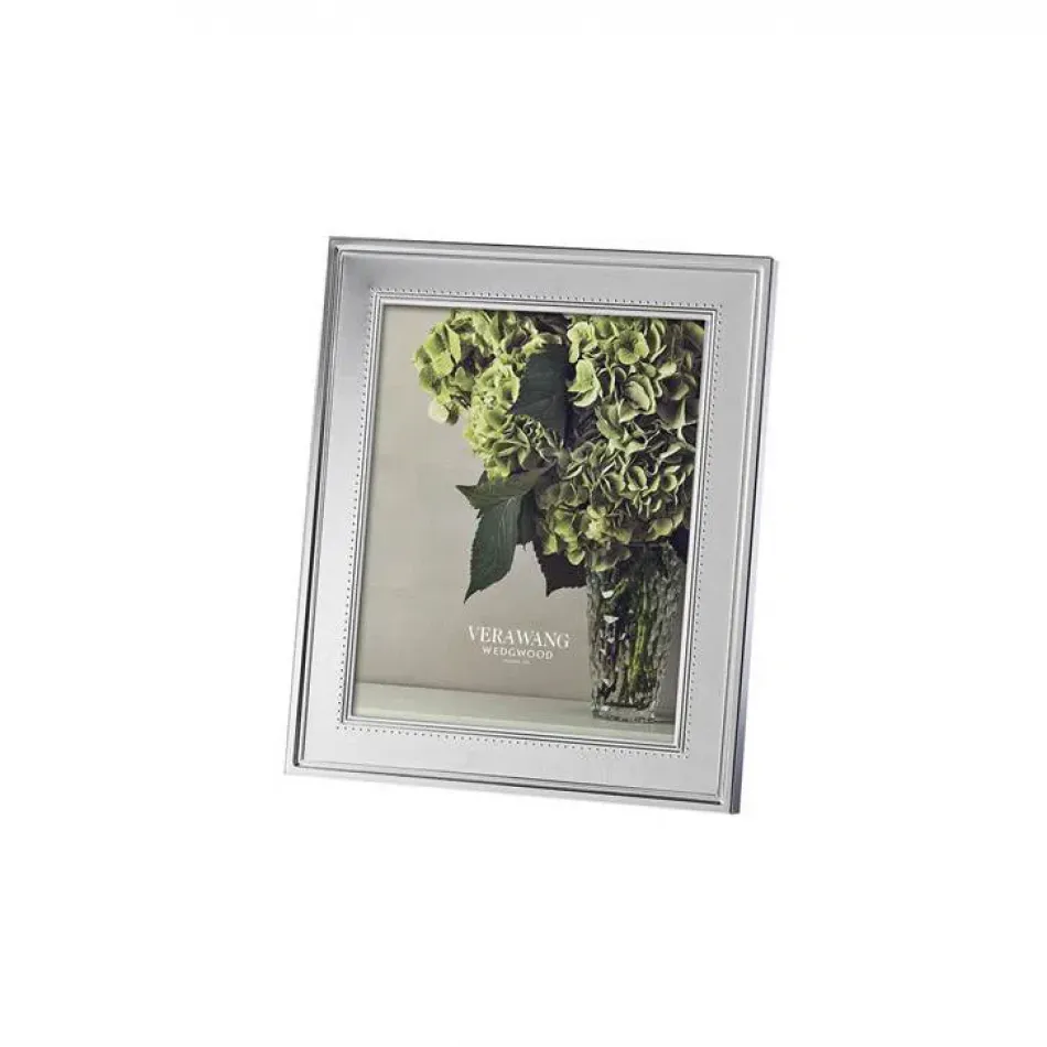 Vera Wang Grosgrain Picture Frame 8x10in Silver