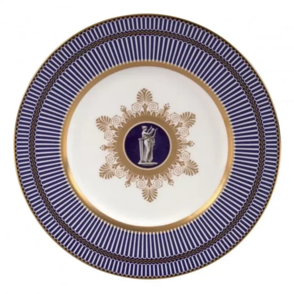 Anthemion Blue Plate 22.8cm 8.9in