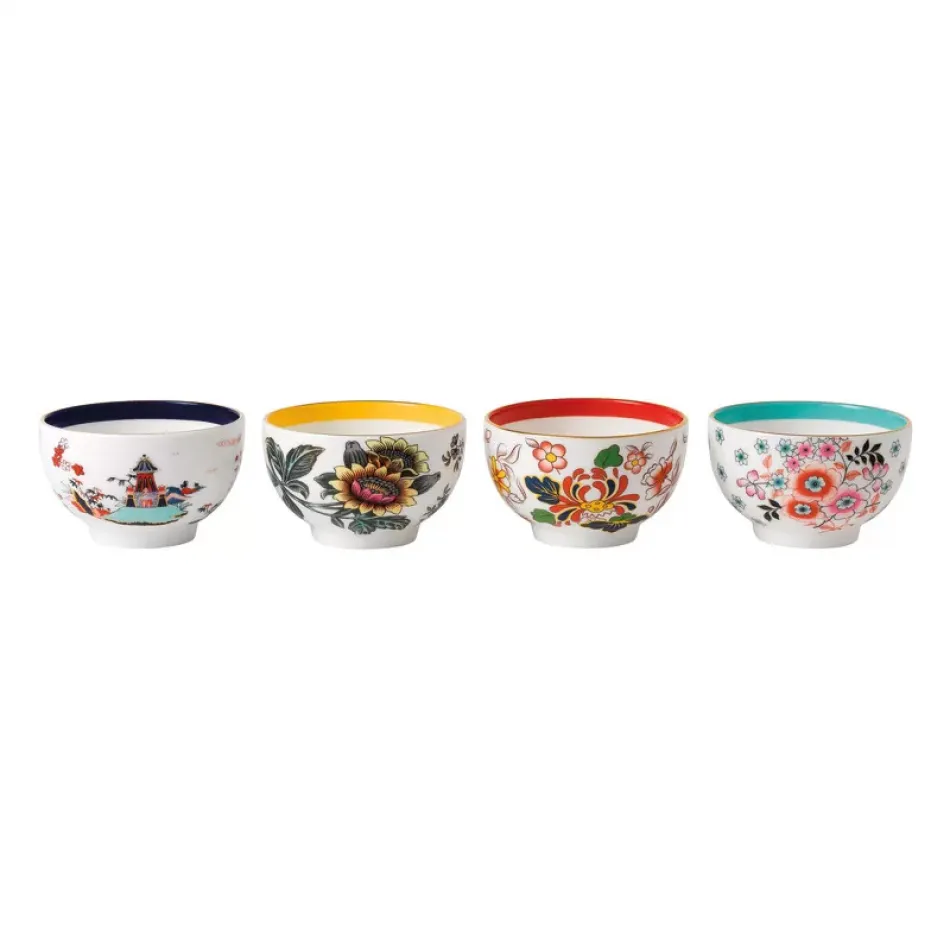 Wonderlust Tea Bowl 10.1cm 3.9in, Set of 4