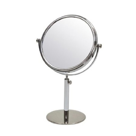 Frasco Vanity Stand Double Sided Mirror, 7.5 in Rd ($406)