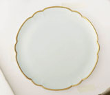 Colette Gold Round Cake Plate 12.5