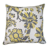 Lemongrass Batik Pillow by Lacefield Designs