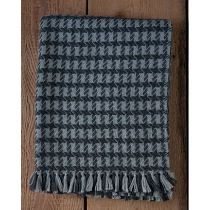 Houndstooth Alpaca Throw