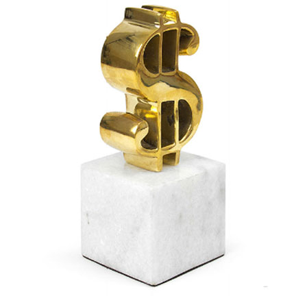 Currency Sculpture