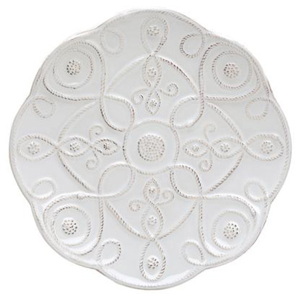 Jardins du Monde Whitewash Landriana Dessert/Salad Plate - By Juliska main image 1