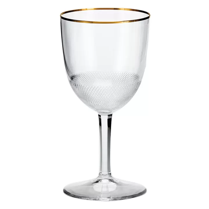 CRYSTAL WHITE WINE GLASSES COLOR LINES DESIGN - Bohemia Crystal - Original  crystal from Czech Republic.