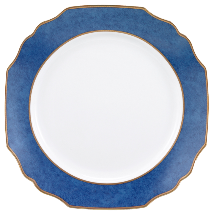 Mottahedeh Festival Blue Service Plate 12" Gracious Style