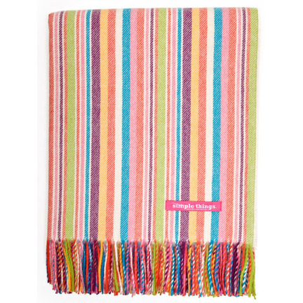 Candy Stripes Throw