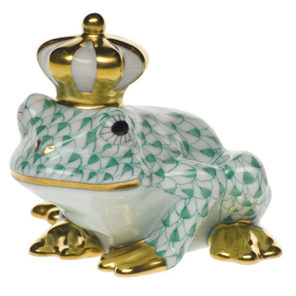 Herend Frog Prince Figurine