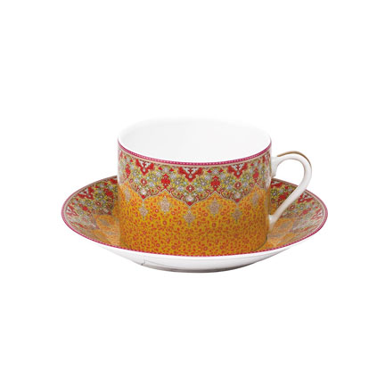Philippe Deshoulieres Dhara Red Dinnerware | Gracious Style