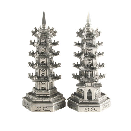 Pagoda Salt & Pepper Shakers