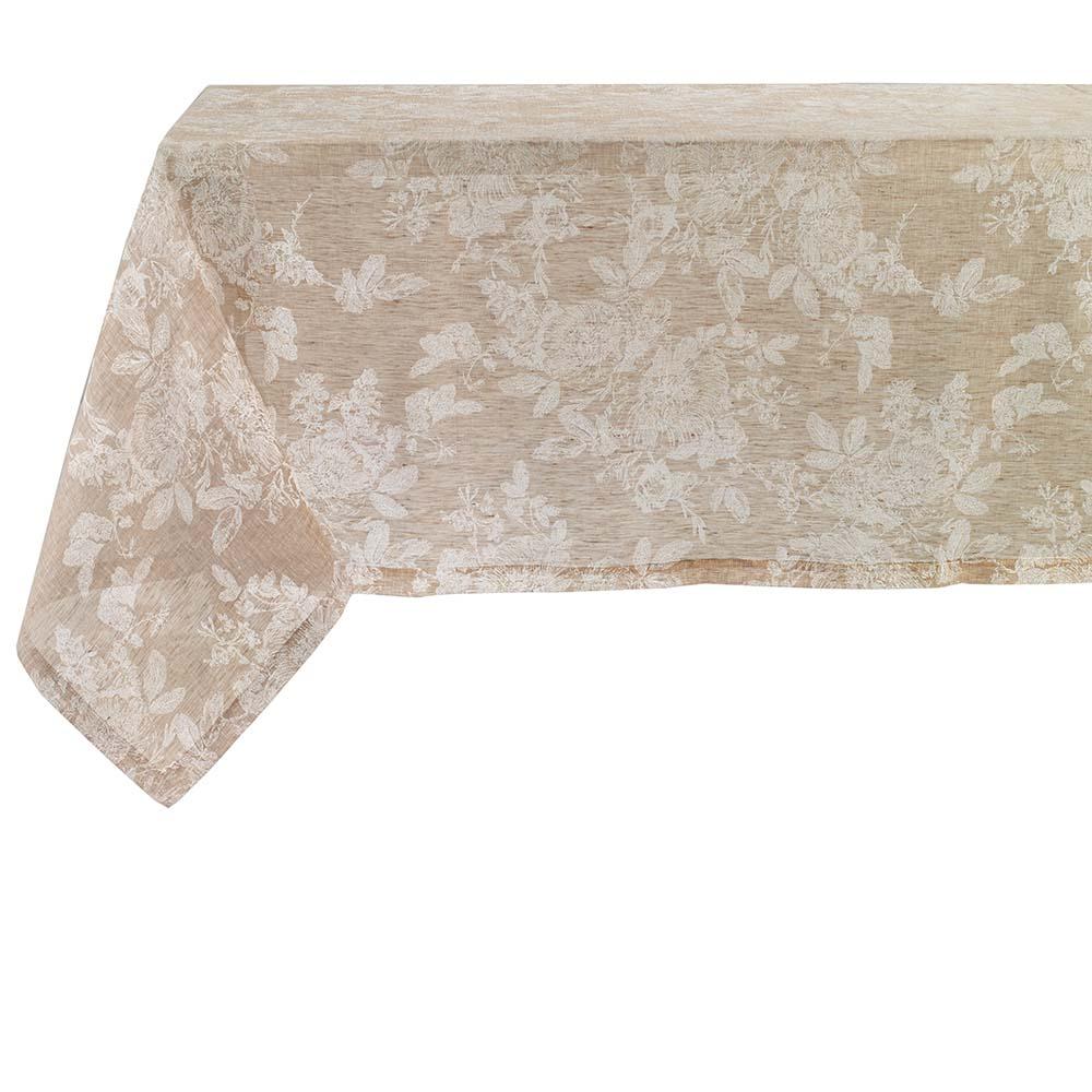 Bodrum French Garden Oatmeal Linen Table Linens Gracious Style