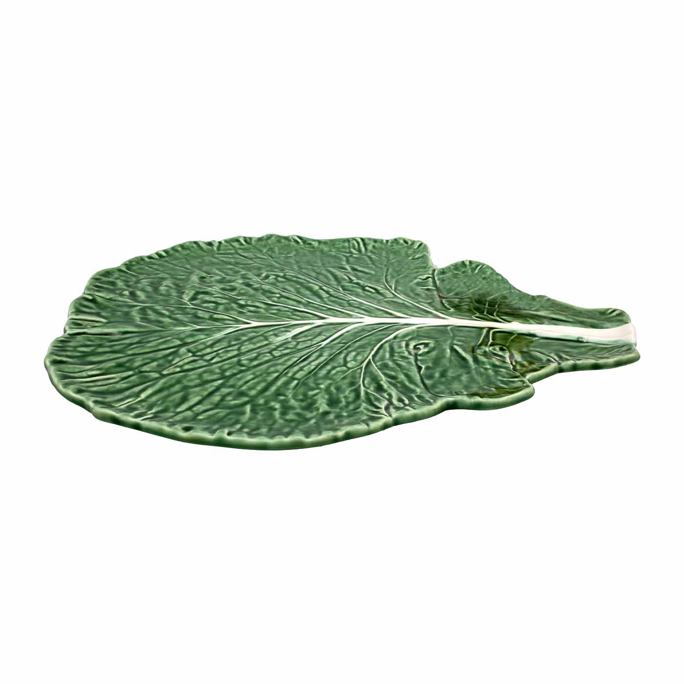 Bordallo Pinheiro Cabbage Green Cheese Tray 14