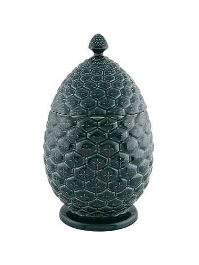 Bordallo Pinheiro Pine Cone Box 36 Emerald Green | Gracious Style