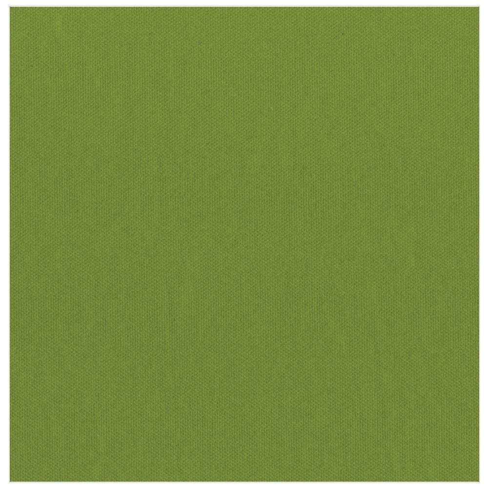 Caspari Dessin Passementerie Paper Linen Dinner Napkins in Moss Green - 12 per Package