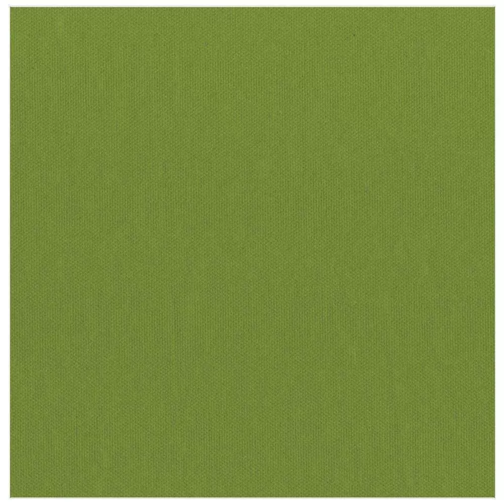 Caspari Dessin Passementerie Paper Linen Dinner Napkins in Moss Green - 12 per Package