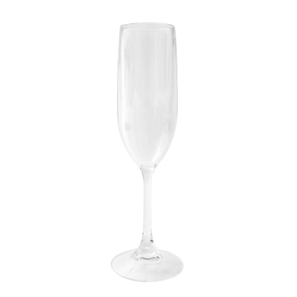 Caspari Acrylic Champagne Flute Crystal Clear | Gracious Style