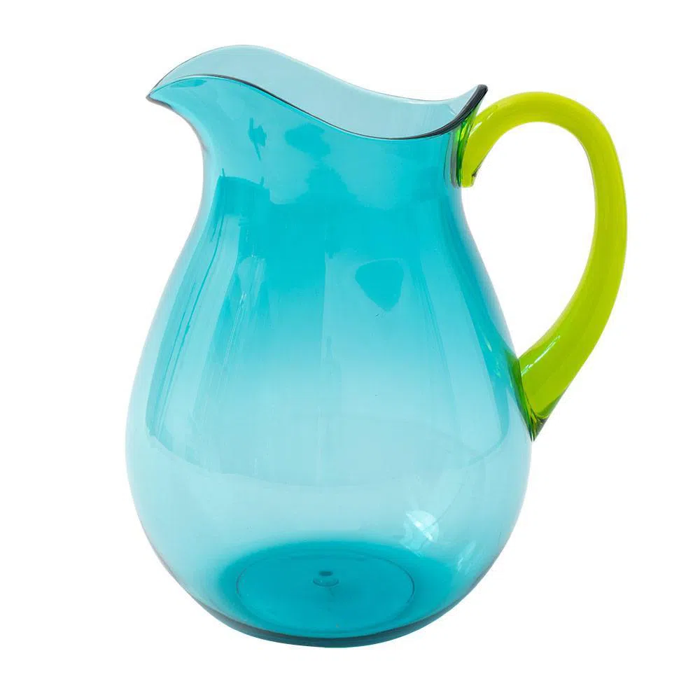 64oz. Clear Plastic Crystal Cut Pitcher