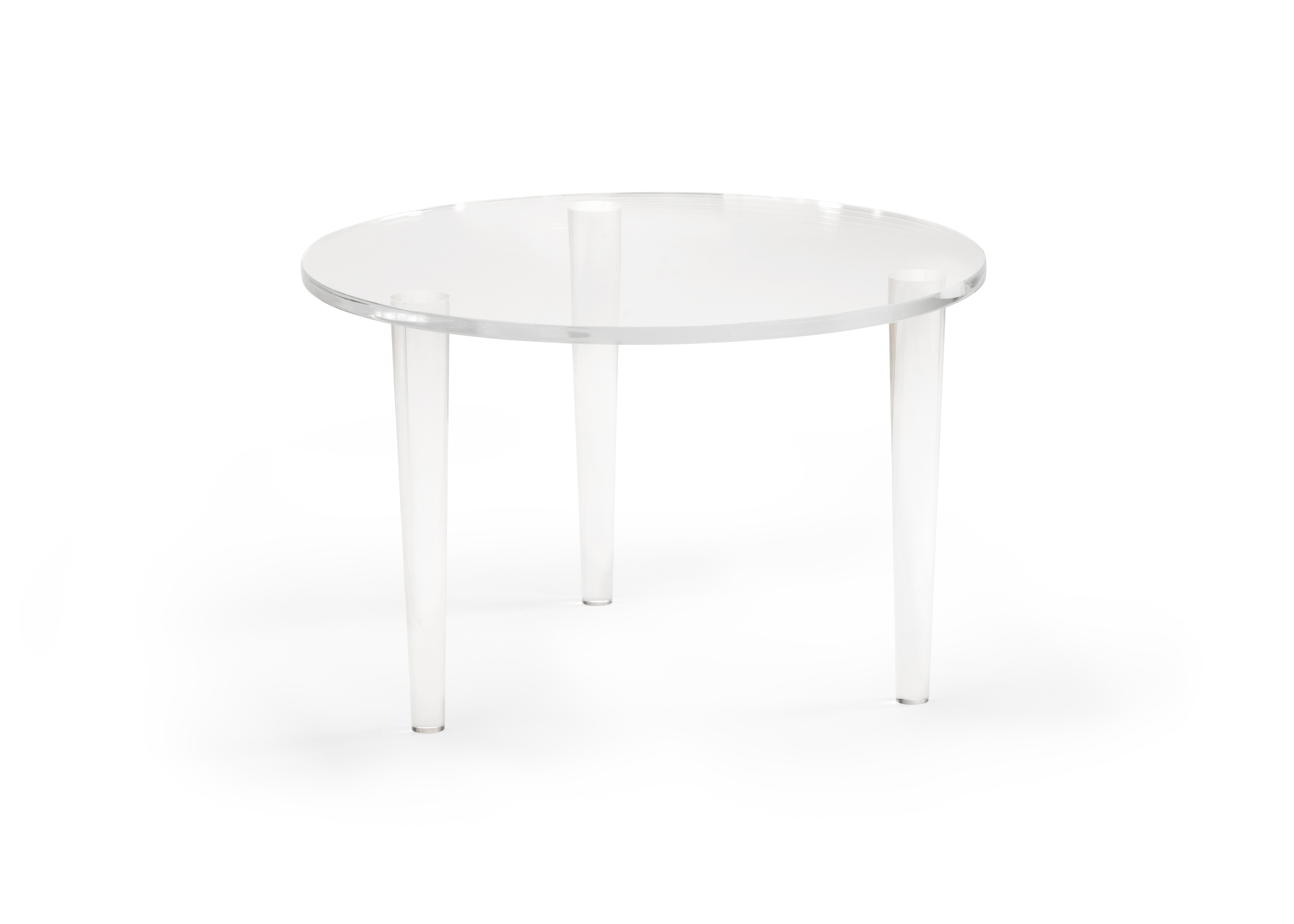 Chelsea House Acrylic Round Coffee Table Gracious Style