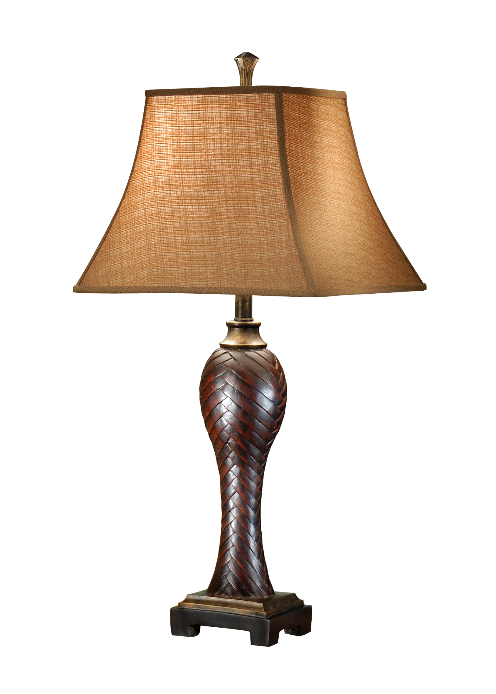 Wildwood Lamps Woven Faux Leather Lamp | Gracious Style