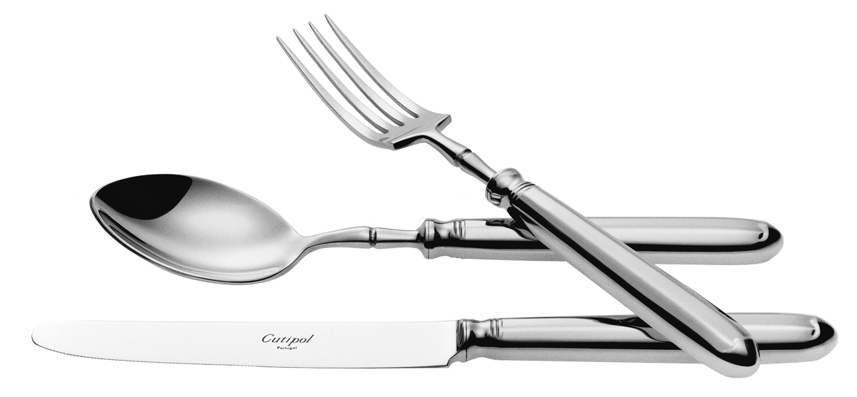 Cutipol Mithos Polished Steel Flatware Gracious Style