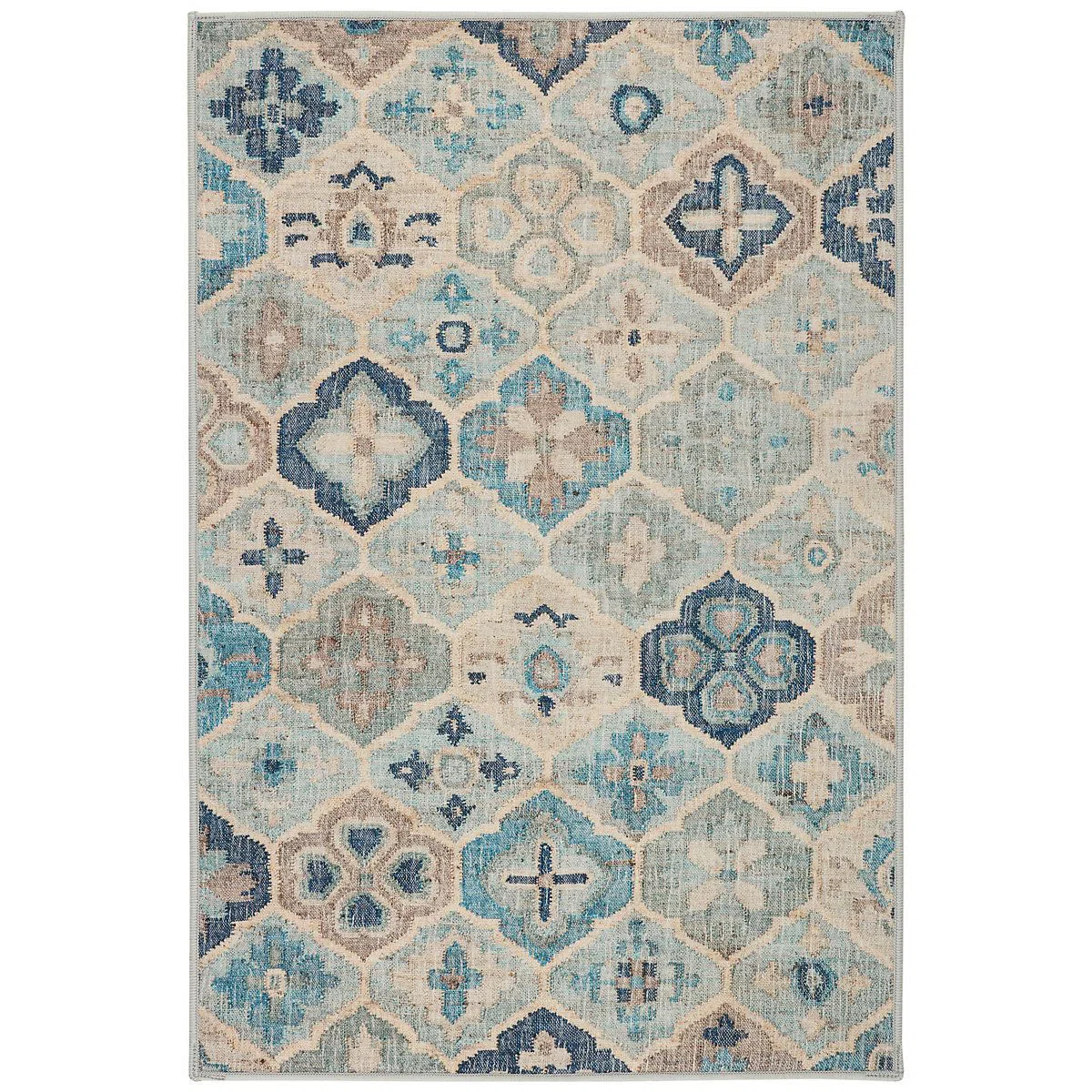 Dash and Albert Solid Extra-Grip Pad Rug, 5'x8