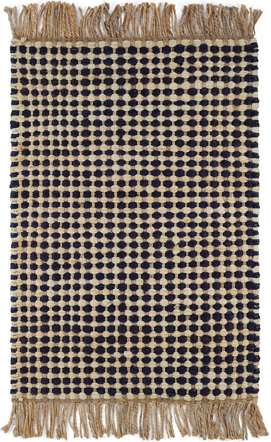 Dash & Albert Kuba Black Woven Jute Rugs Gracious Style
