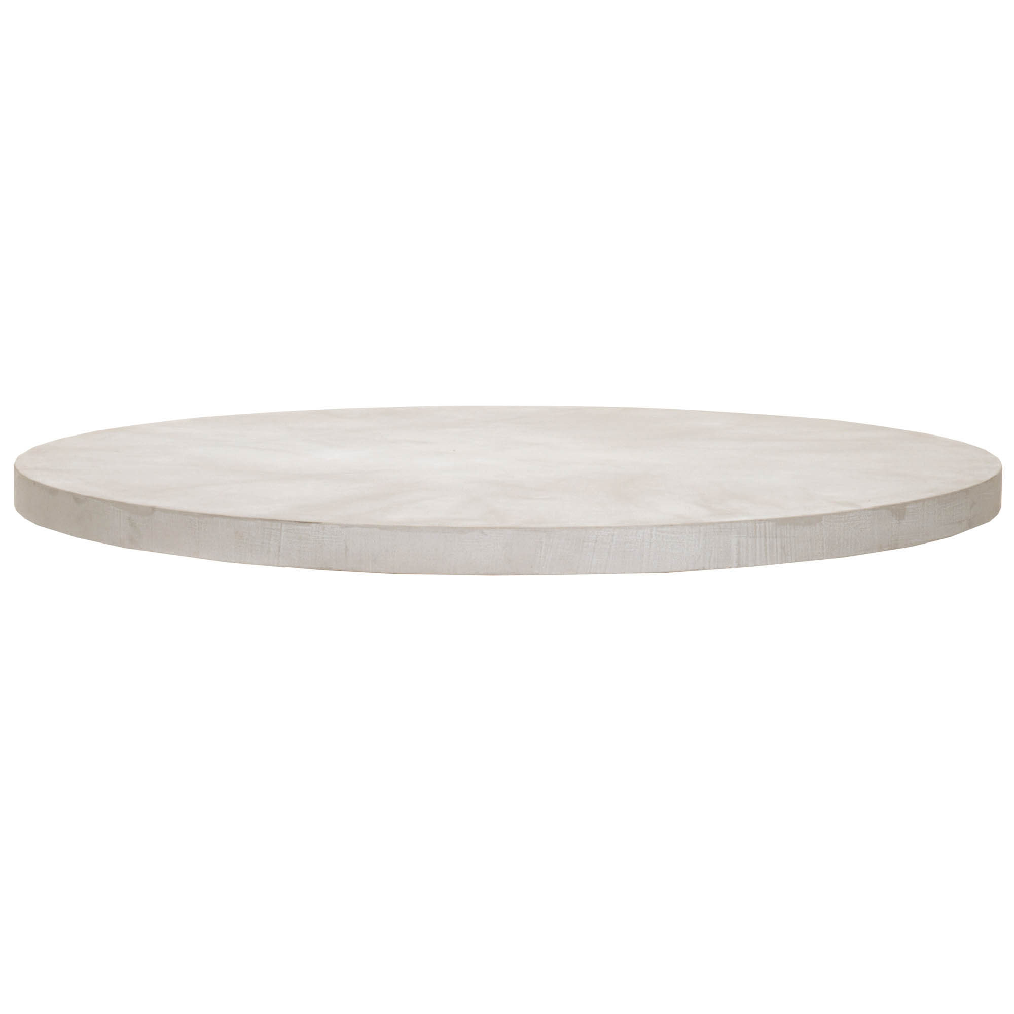 Essentials for Living Bastille Round Dining Table Top Light Gray