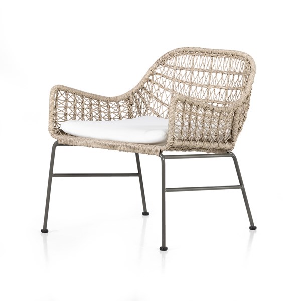 Four Hands Bandera Outdoor Chair with Cushion Grey | Gracious Style