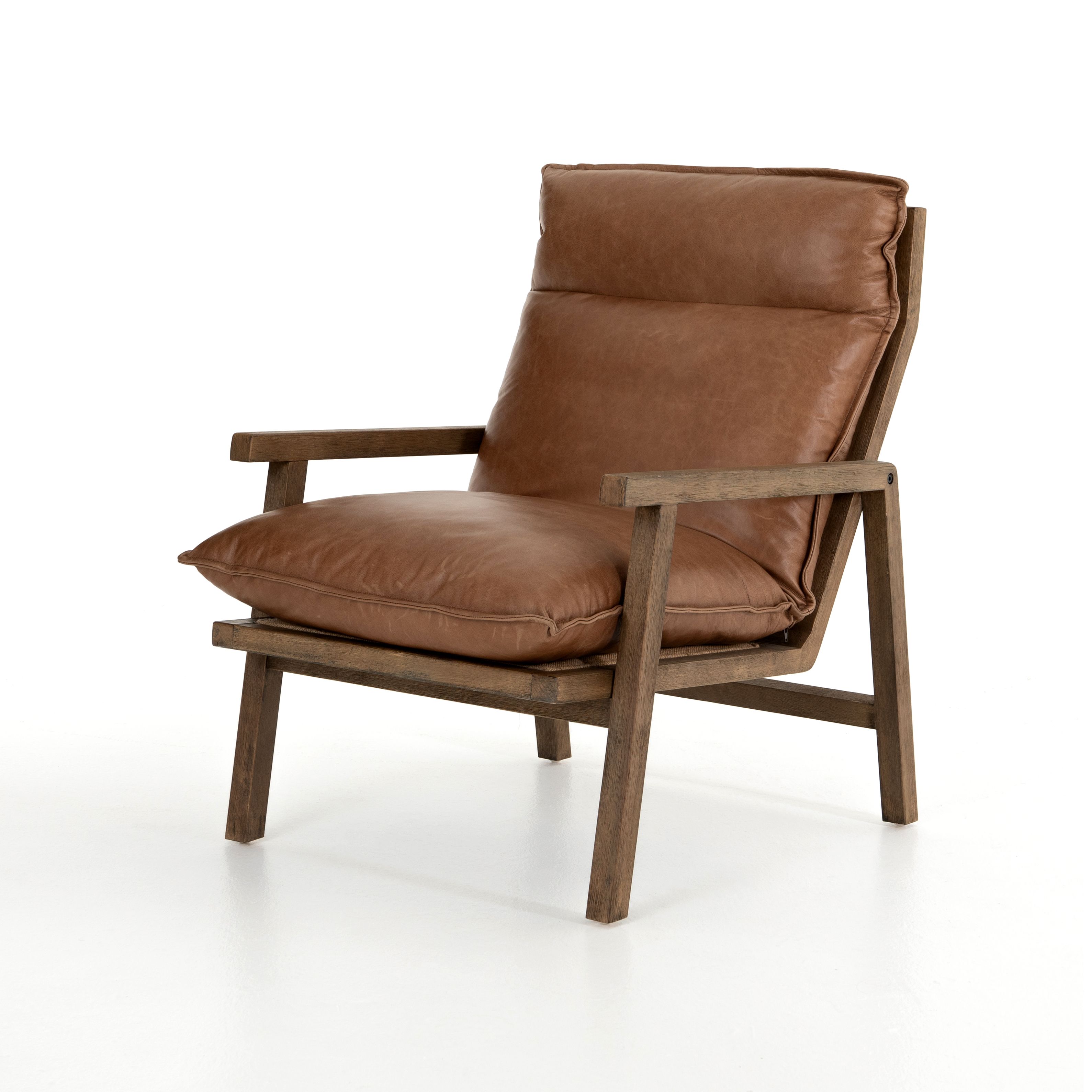 Four Hands Orion Chair Chaps Saddle Gracious Style