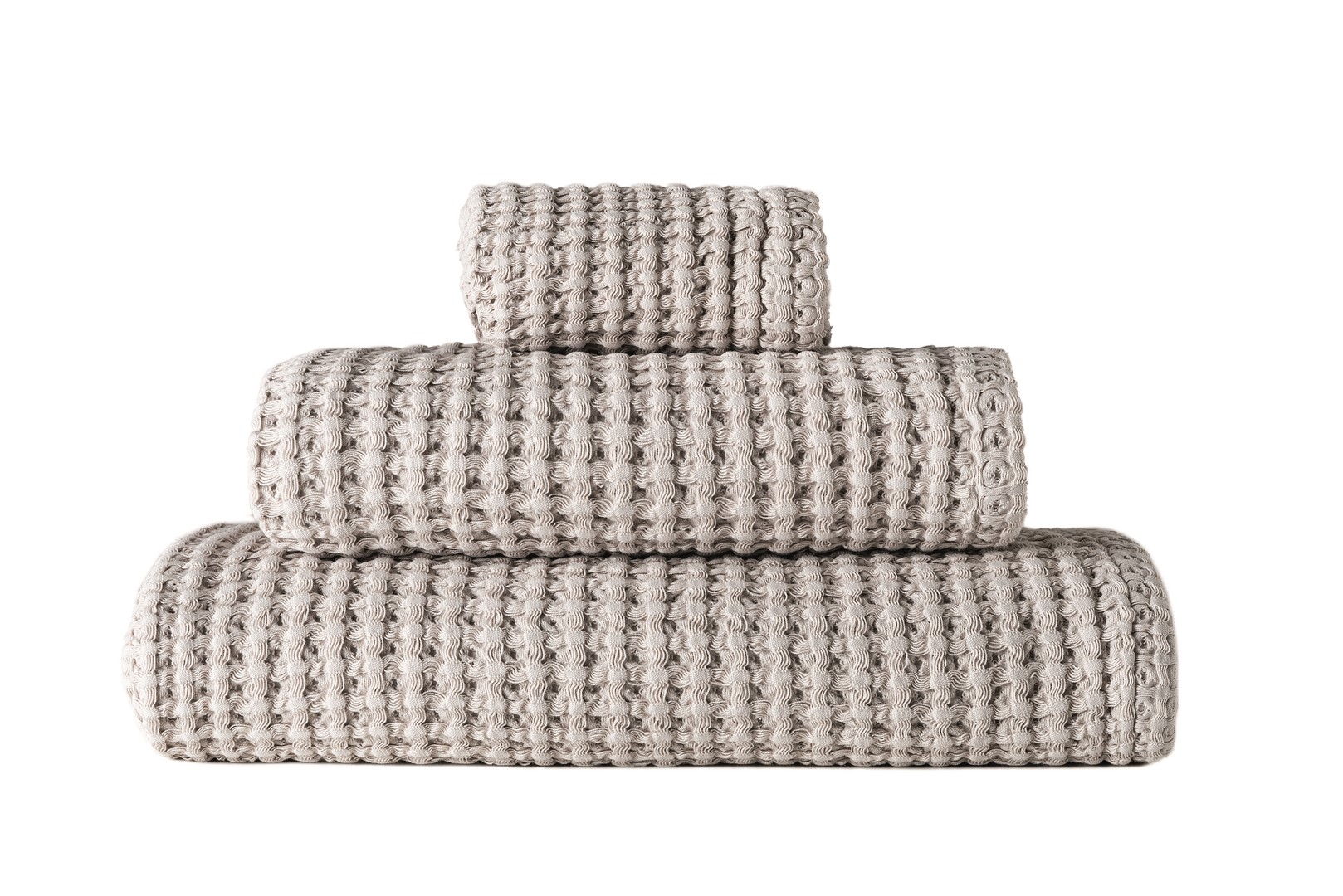 Graccioza Venice | Striped Bath Towels - Sheet / Grey Cotton