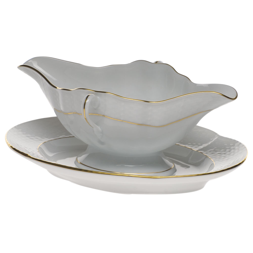 Vagabond House Artichoke Glass Gravy Boat