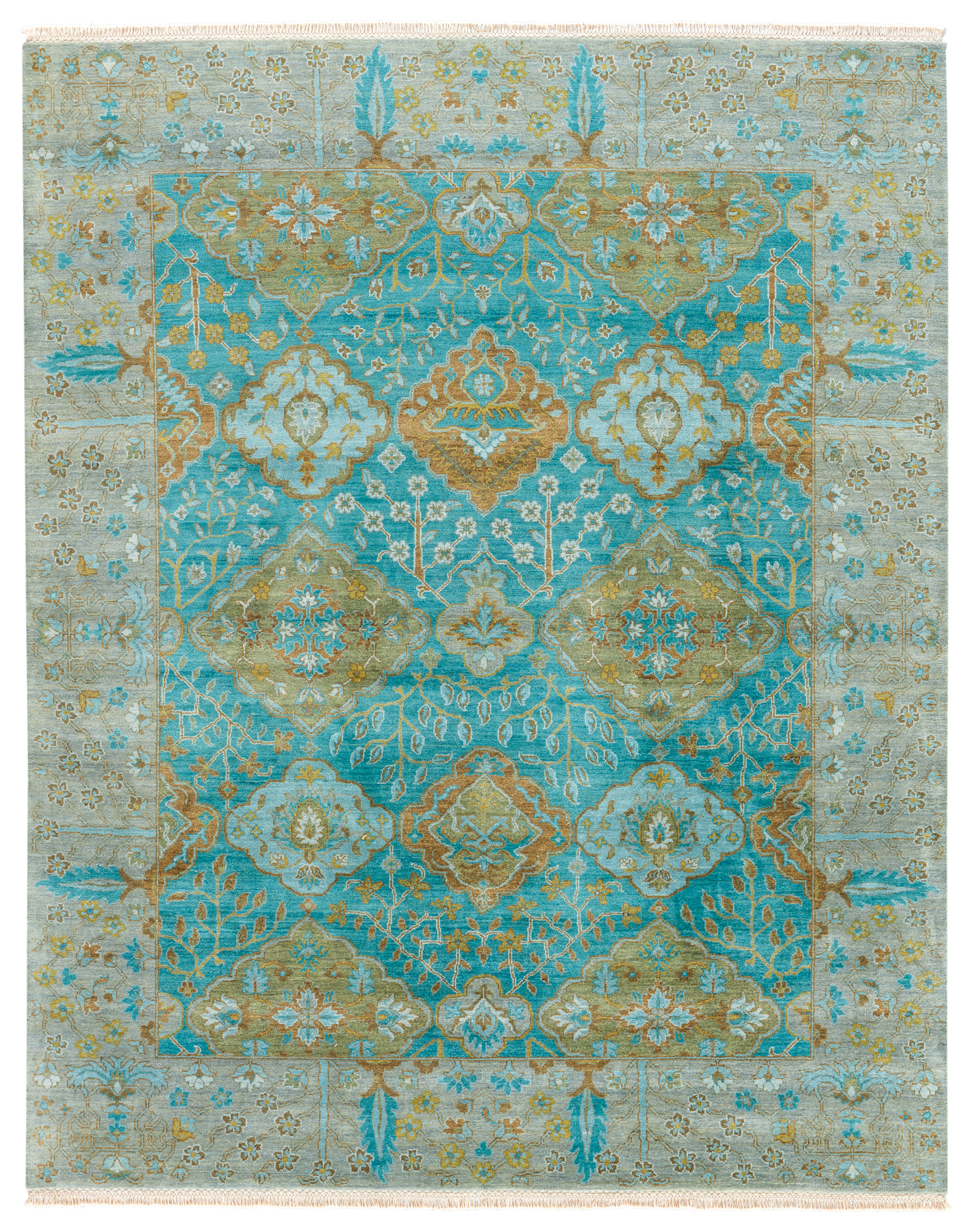 Jaipur OP30 Opus Allegro Teal/Green Rugs Gracious Style
